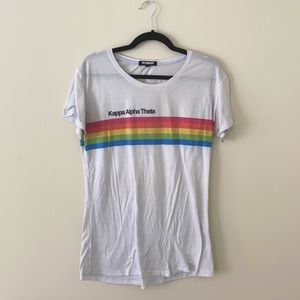 Kappa Alpha Theta Rainbow T-Shirt